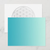 ALLEEN KLEURKLEUREN - oceaanblauw Briefkaart (Voorkant / Achterkant)