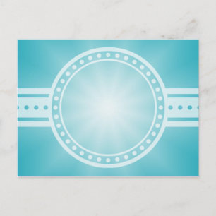 ALLEEN KLEURKLEUREN - oceaanblauwe ster Briefkaart