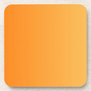 ALLEEN KLEURKLEUREN - ORANJE DRANKJES ONDERZETTER