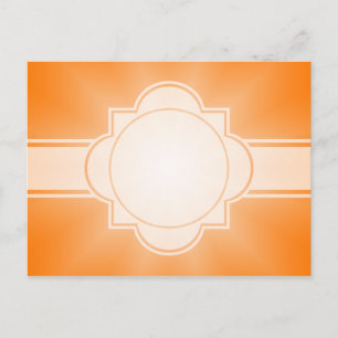 ALLEEN KLEURKLEUREN - oranje sterren Briefkaart