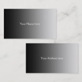 ALLEEN KLEURKLEUREN - zwart grijs Visitekaartje (Voorkant / Achterkant)