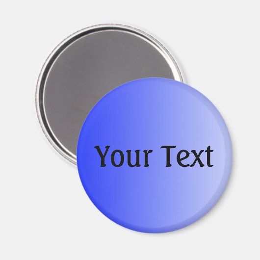 ALLEEN KLEURKLEURENGROENEN koninklijk blauw + jouw Magneet (Voorkant / Achterkant)