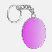 ALLEEN KLEURKLEURSTOFFEN - roze roze Sleutelhanger (Voorkant Links)