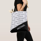 ALLEEN KLEURRECHTHOEKEN - zwart + uw ideeën Tote Bag (Dichtbij)