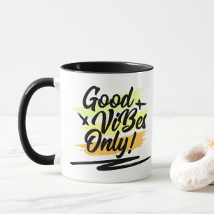 Alleen kleurrijke koffie voor goede virussen mok