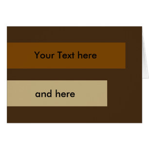 ALLEEN KLEURSTRIPEN - bruin beige + uw rug.