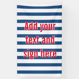 ALLEEN KLEURSTRIPES - wit + uw rug. en ideeën Spandoek