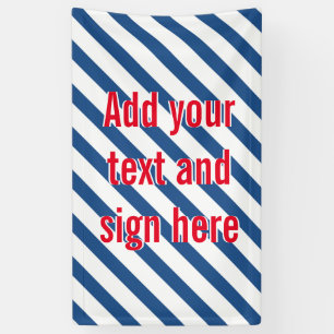 ALLEEN KLEURSTRIPES - wit + uw rug. en ideeën Spandoek