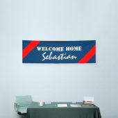 Alleen kleurvuur rood en woorden + uw ideeën spandoek (Beurs)