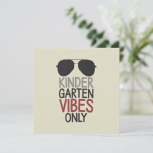 Alleen kleuterplezier terug naar school kaart