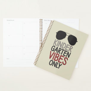 Alleen kleuterschool sfeer terug naar school  planner