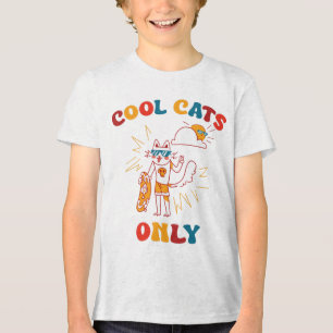 Alleen koele katten Tri-Blend shirt