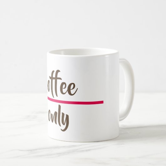 alleen koffie mok (Voorkant rechts)