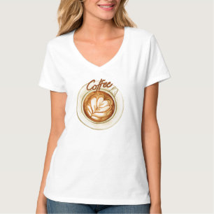 Alleen koffie t-shirt