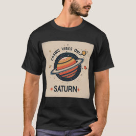 Alleen kosmische vibes: Saturnus T-shirt