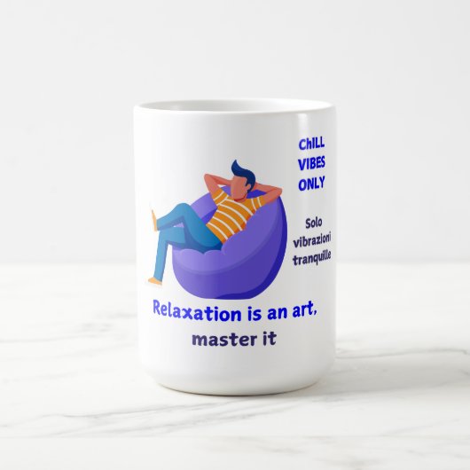 Alleen koude vibes koffiemok (Center)