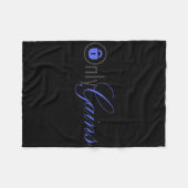 Alleen krijgt fitnessstudio fleece deken (Voorkant (Horizontaal))