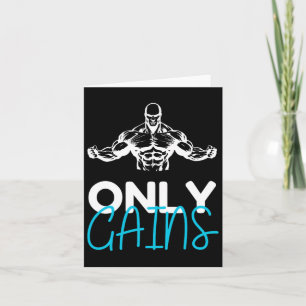 Alleen Krijgt Grappige Gym Fitness Workout Bodybui Kaart