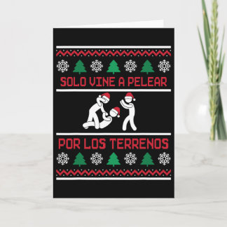 Alleen kwam ik om te vechten voor de Ugly Mexican  Kaart