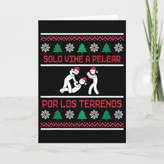 Alleen kwam ik om te vechten voor de Ugly Mexican  Kaart (Voorkant)