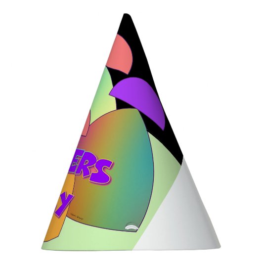 Alleen leden feesthoedjes (Rechts)