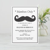 Alleen leden van de Bachelor Partij Kaart (Staand voorkant)