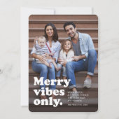 Alleen leuke retro verticale foto feestdagenkaart (Voorkant)