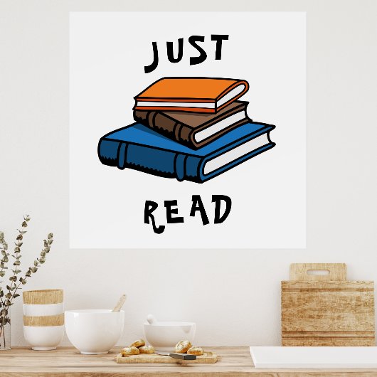 Alleen lezen poster (Keuken)