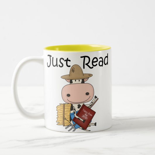 Alleen lezen tweekleurige koffiemok (Links)