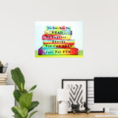 Alleen lezen voor flauw gebruik poster (Thuiskantoor)