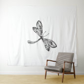 Alleen libel weer wandkleed (In Situ (horizontaal))