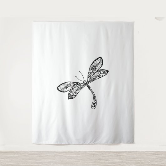 Alleen libel weer wandkleed (Voorkant)