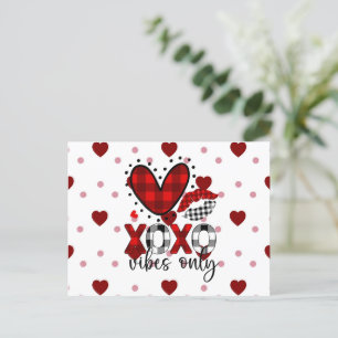 Alleen liefdesvibes briefkaart