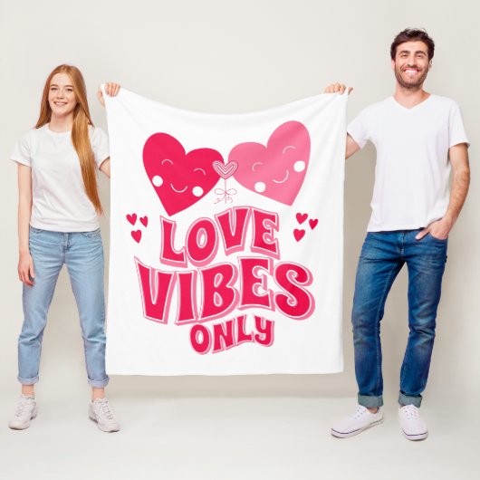 Alleen liefdesvirussen fleece deken (In situ)