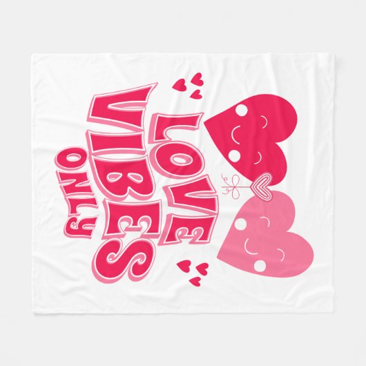 Alleen liefdesvirussen fleece deken (Voorkant (Horizontaal))