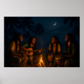 Alleen lokale jam poster (Voorkant)