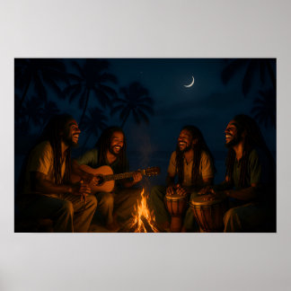 Alleen lokale jam poster