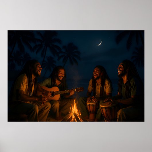 Alleen lokale jam poster (Voorkant)