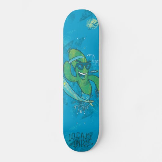 Alleen lokalen skateboard (Voorkant)
