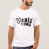 Alleen lokalen t-shirt (Voorkant)