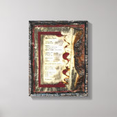 Alleen lopen canvas afdruk (Voorkant)