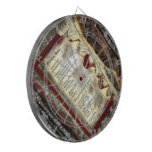 Alleen lopen dartbord (Voorkant Links)