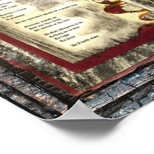 Alleen lopen poster (Hoek)