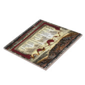 Alleen lopen tegeltje (Zijkant)