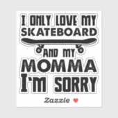 Alleen Love Skateboard & 4-inch Kiss Cut Vinyl Sti Sticker (Vel)