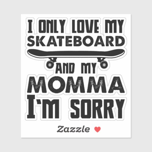 Alleen Love Skateboard & 4-inch Kiss Cut Vinyl Sti Sticker (Vel)