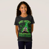 Alleen Lucky Brother Gnomen Autisme St Patrick's D T-shirt (Voorkant volledig)