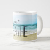 Alleen maar afbreken bij het strand grote koffiekop (Voorkant rechts)