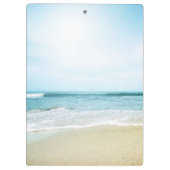 Alleen maar afbreken bij het strand klembord (Achterkant)