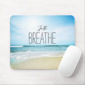 Alleen maar afbreken bij het strand muismat (Met muis)